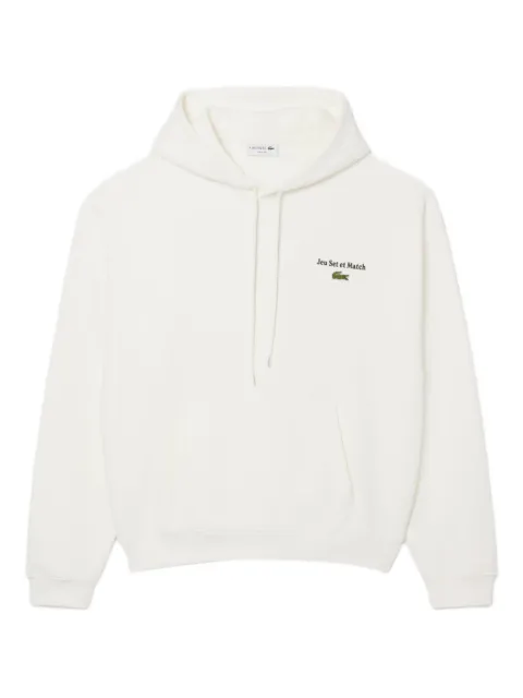 Lacoste hættetrøje med logodetalje