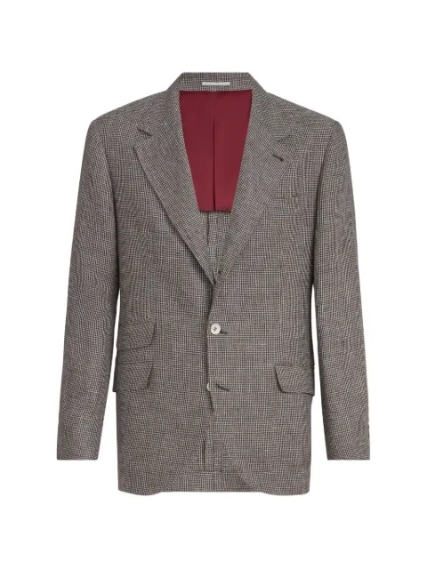 Brunello Cucinelli Sakko mit Hahnentrittmuster