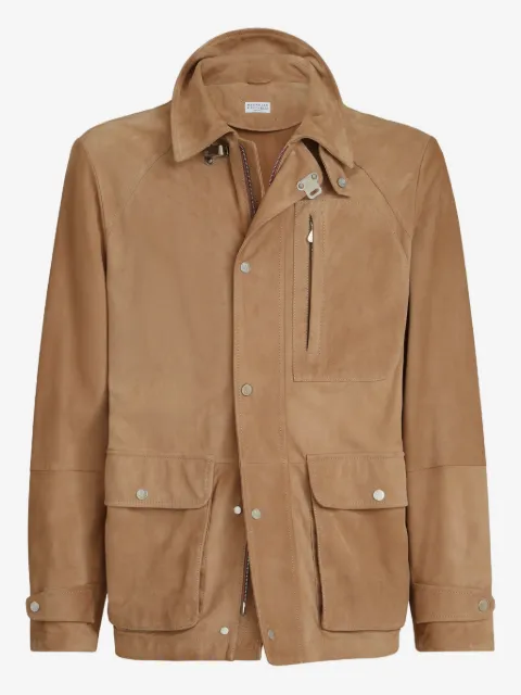 Brunello Cucinelli suede jacket