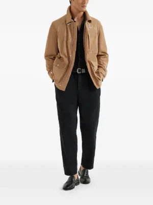 Brunello Cucinelli（ブルネロクチネリ）レザージャケット - FARFETCH