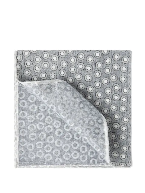 Brunello Cucinelli polka-dot silk pocket square