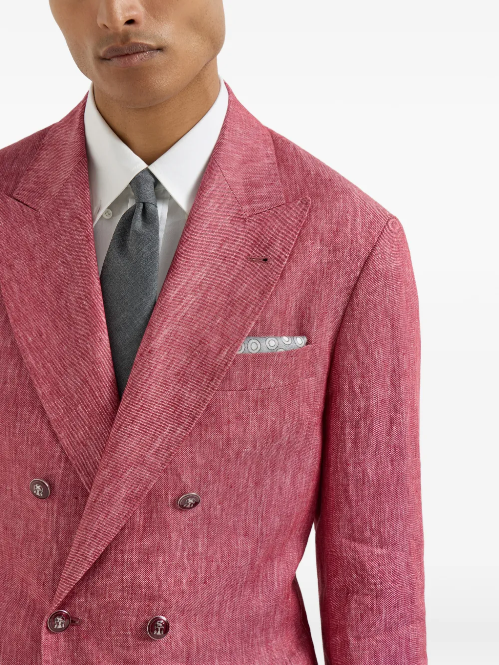 Polka-Dot Silk Pocket Square