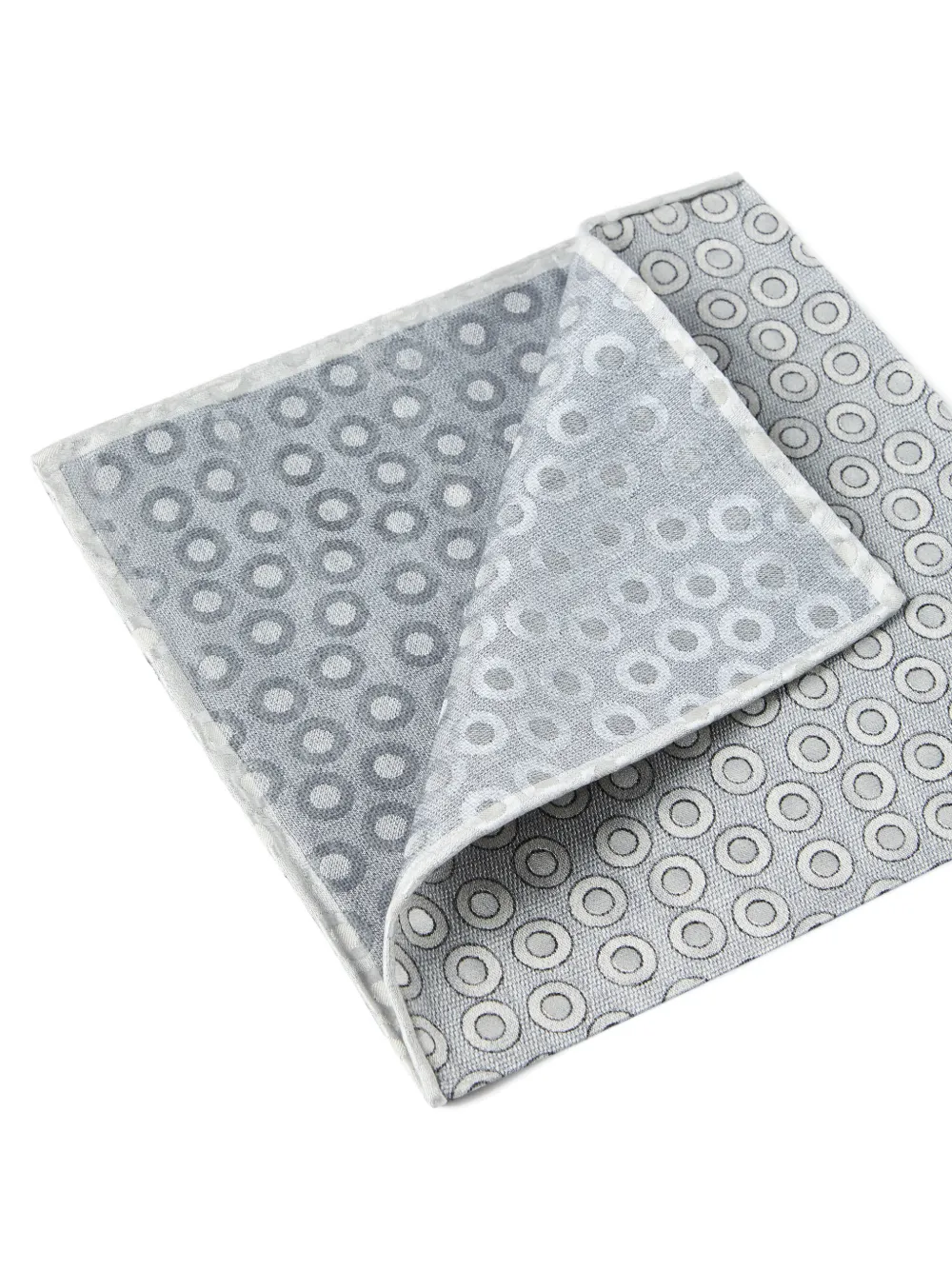 Brunello Cucinelli Pochet met stippen - Grijs