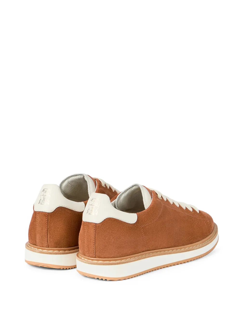 Brunello Cucinelli Suède sneakers Bruin