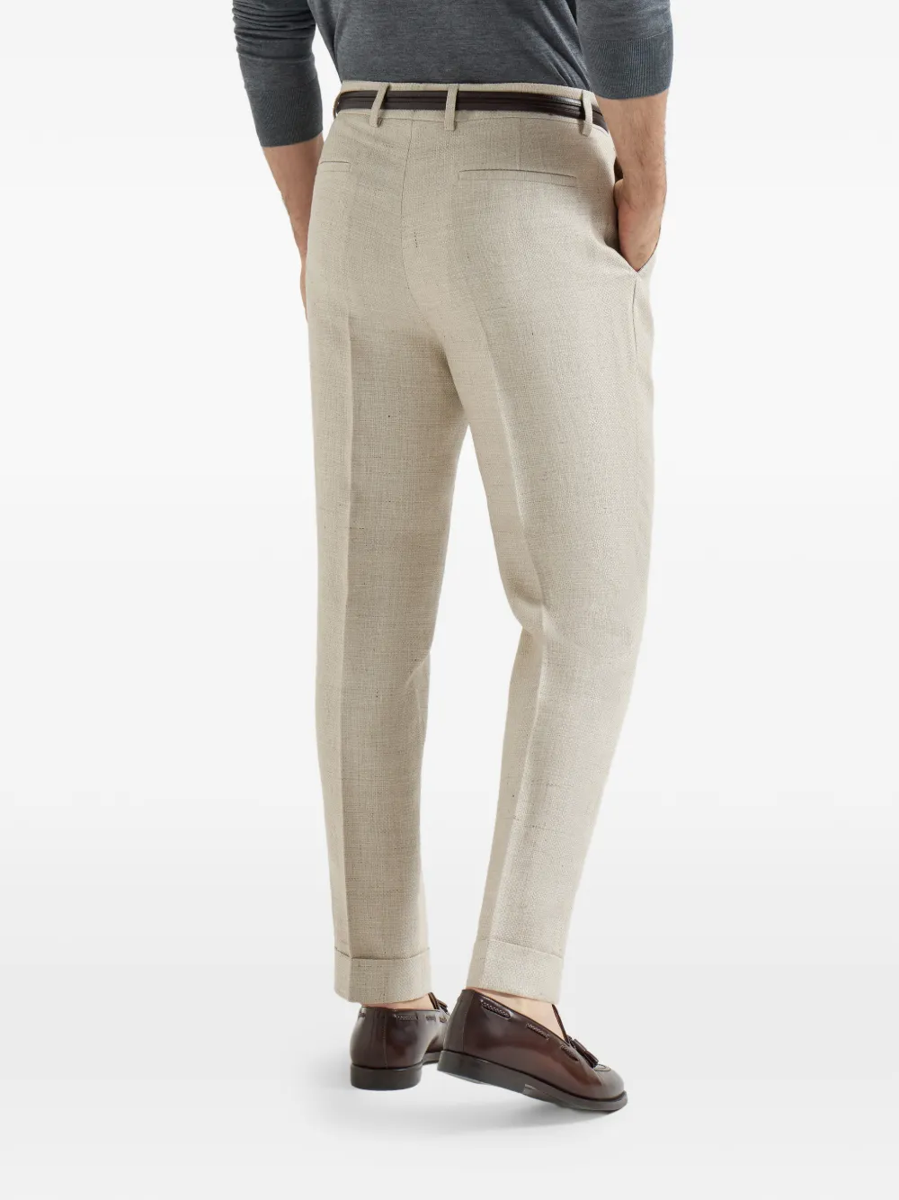 Brunello Cucinelli Geplooide broek Beige