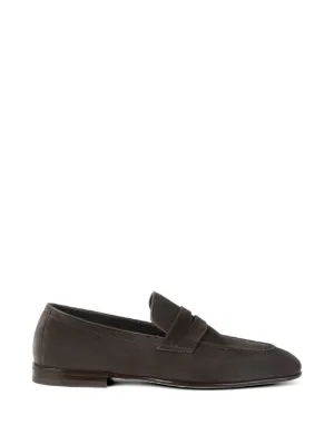 Brunello Cucinelli スエード ローファー | ブラウン | FARFETCH JP