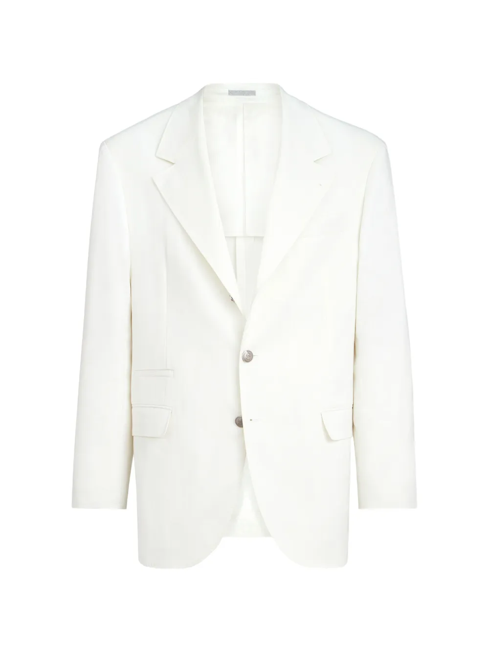 Brunello Cucinelli single-breasted blazer - Bianco