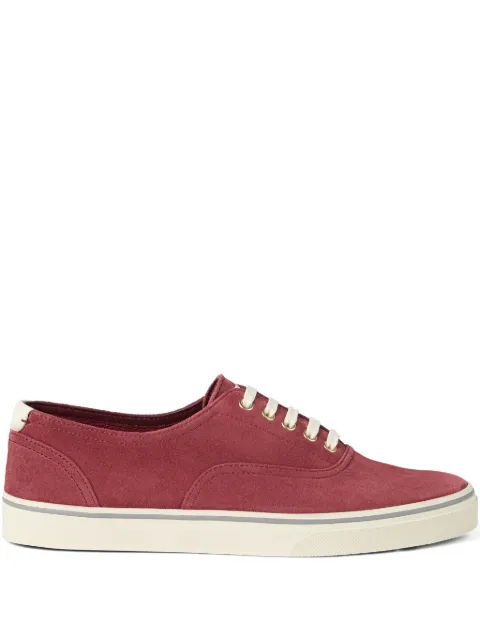 Brunello Cucinelli reversed calfskin sneakers