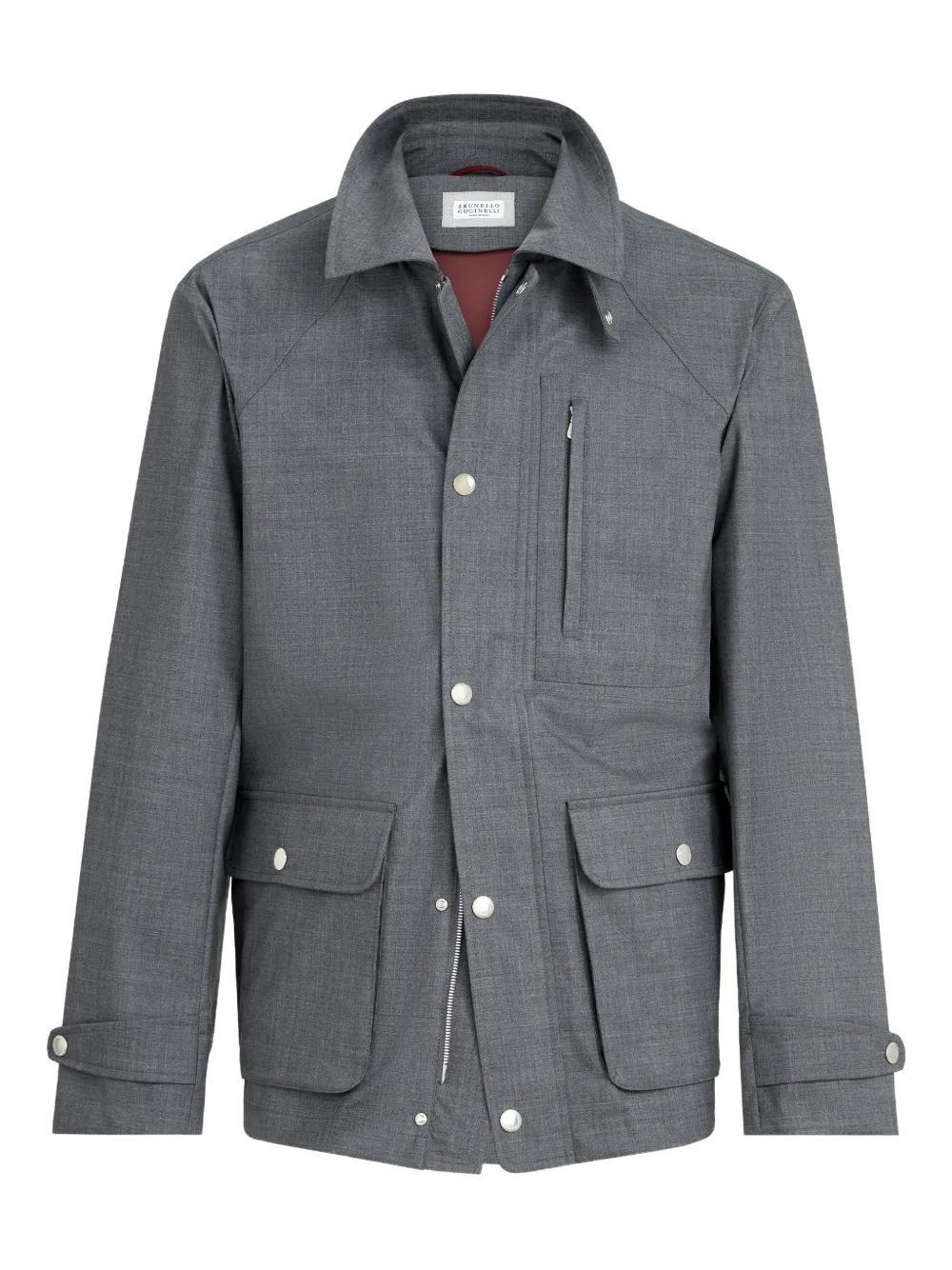 Brunello Cucinelli wool jacket - Grigio