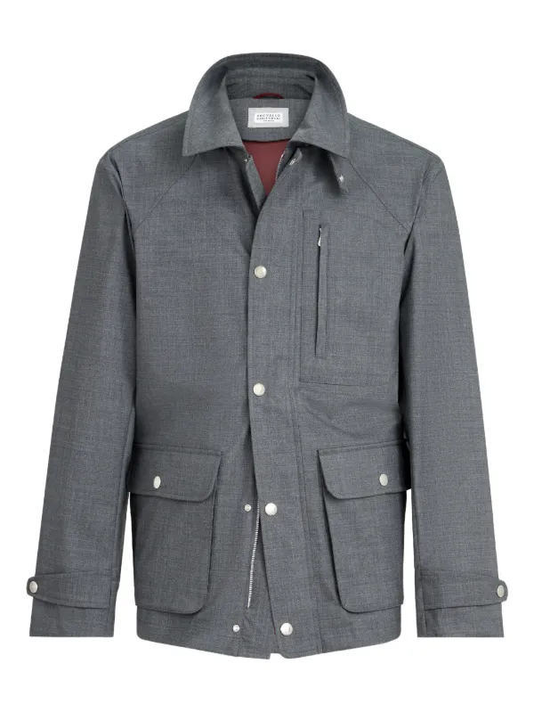 Brunello Cucinelli ウール ジャケット | グレー | FARFETCH JP