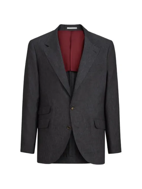 Brunello Cucinelli délave linen blazer