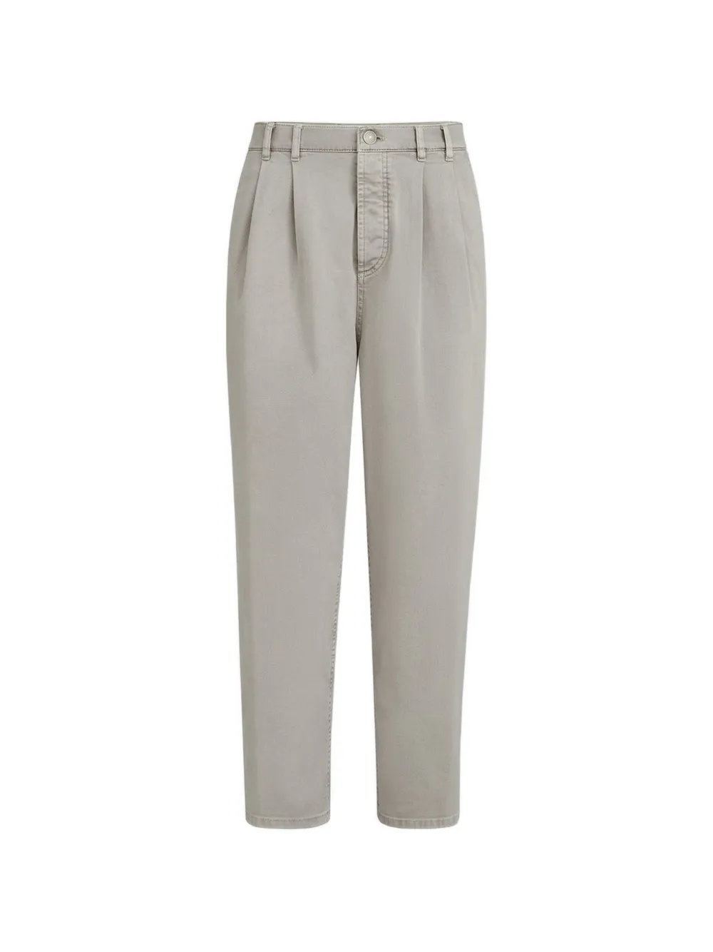 Brunello Cucinelli double-pleat five-pocket jeans - Grigio