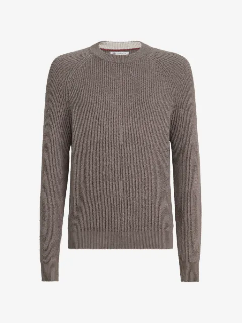 Brunello Cucinelli ribbed crew-neck sweater