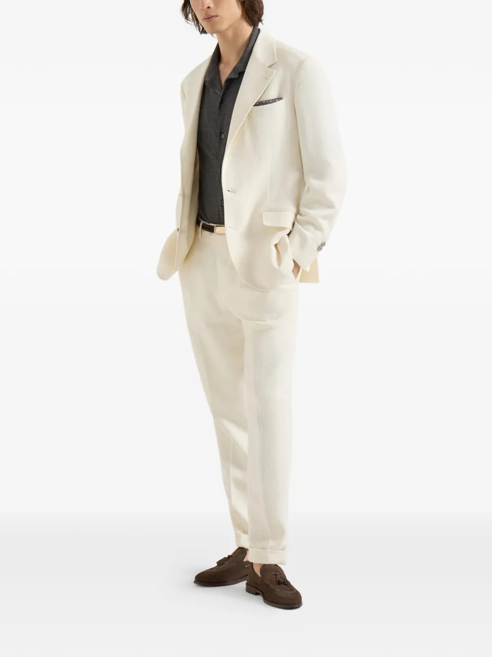 Brunello Cucinelli Plooibroek Beige