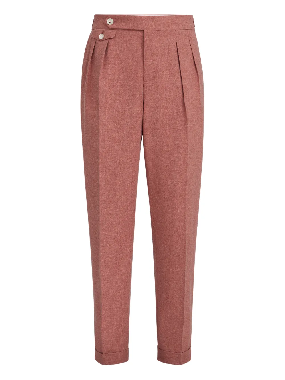 Brunello Cucinelli pleated trousers | Orange | Image 1