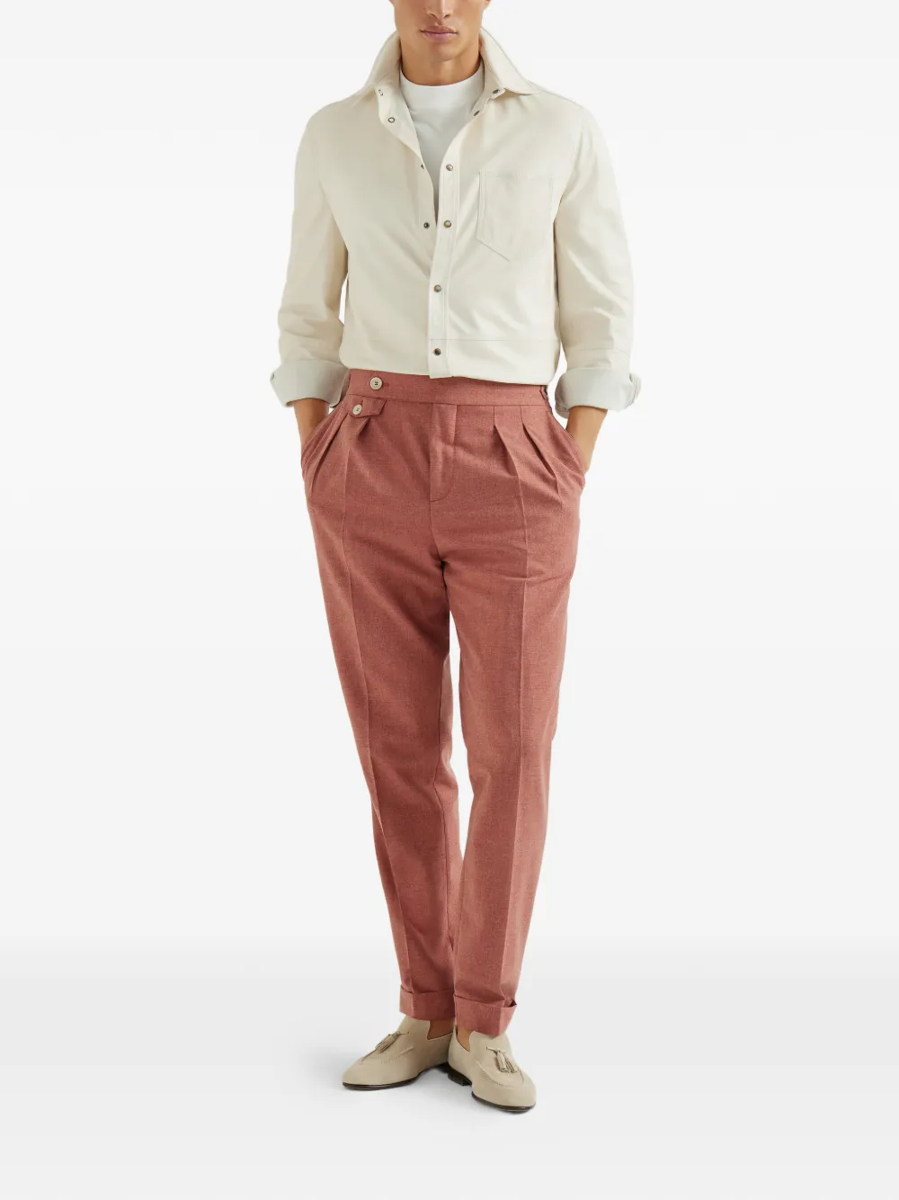 Brunello Cucinelli pleated trousers | Tapered Pants | Image 2