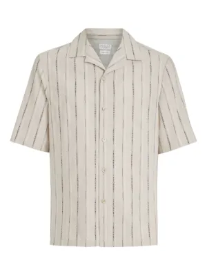 Brunello Cucinelli Linen Shirt | Blue | FARFETCH