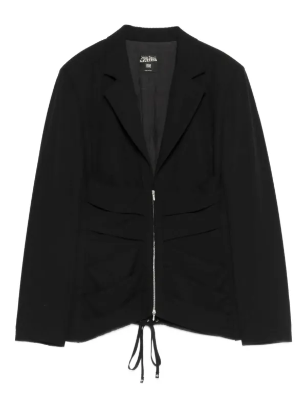 ジャケット・アウター jean paul gaultier FEMME Tailored jacket Jean Paul Gaultier Corset Details Tailored Jacket in Black | FWRD