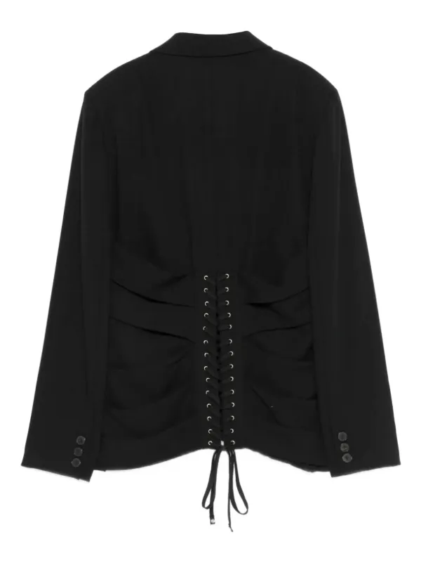 ジャケット・アウター jean paul gaultier femme zip-up archive Jean Paul Gaultier - Transformable Zip Hoodie / Fold & Drawcord