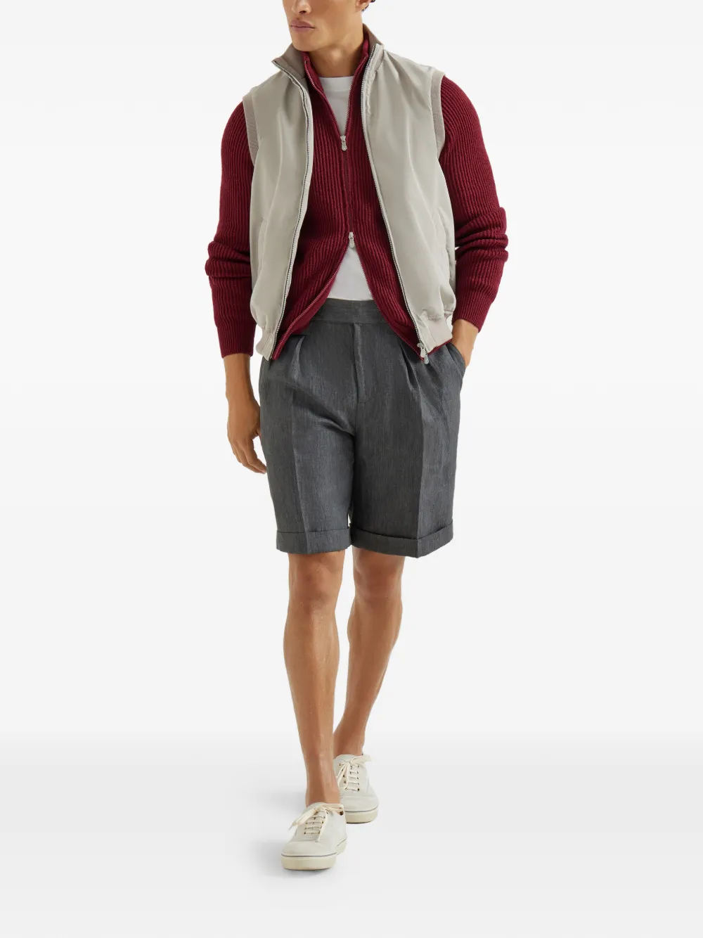 Brunello Cucinelli double-pleat shorts | Bermuda Shorts | Image 2