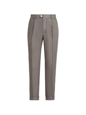 Brunello Cucinelli プリーツ パンツ | ブラウン | FARFETCH JP