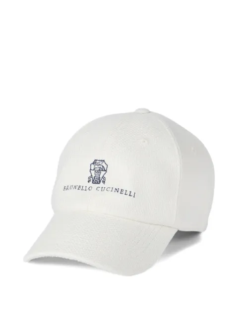 Brunello Cucinelli embroidered-logo baseball cap