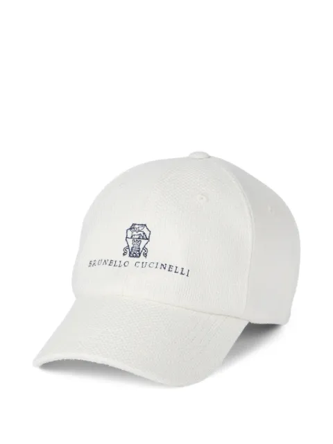 Brunello Cucinelli embroidered-logo baseball cap