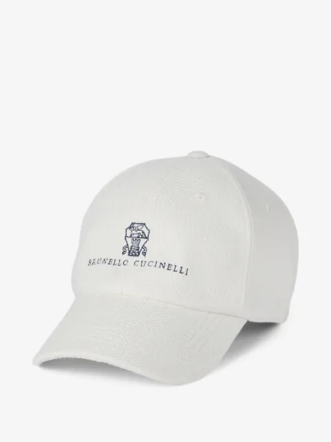 Brunello Cucinelli embroidered-logo baseball cap