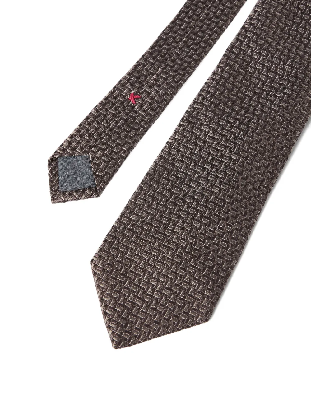 Brunello Cucinelli textured silk tie | Image 2