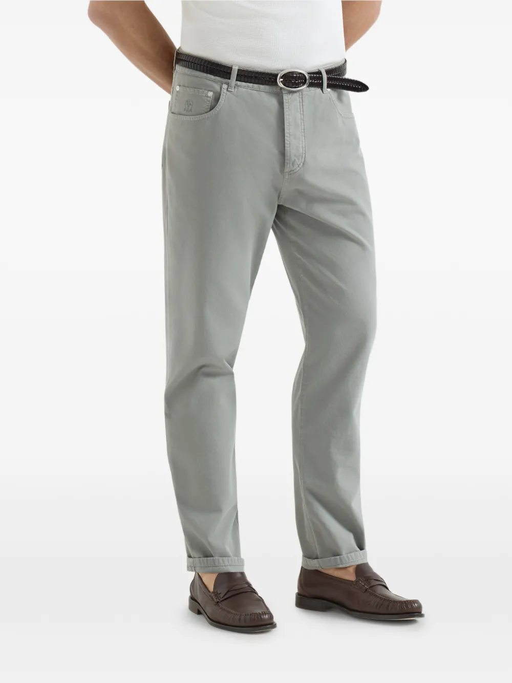Garment-Dyed Trousers
