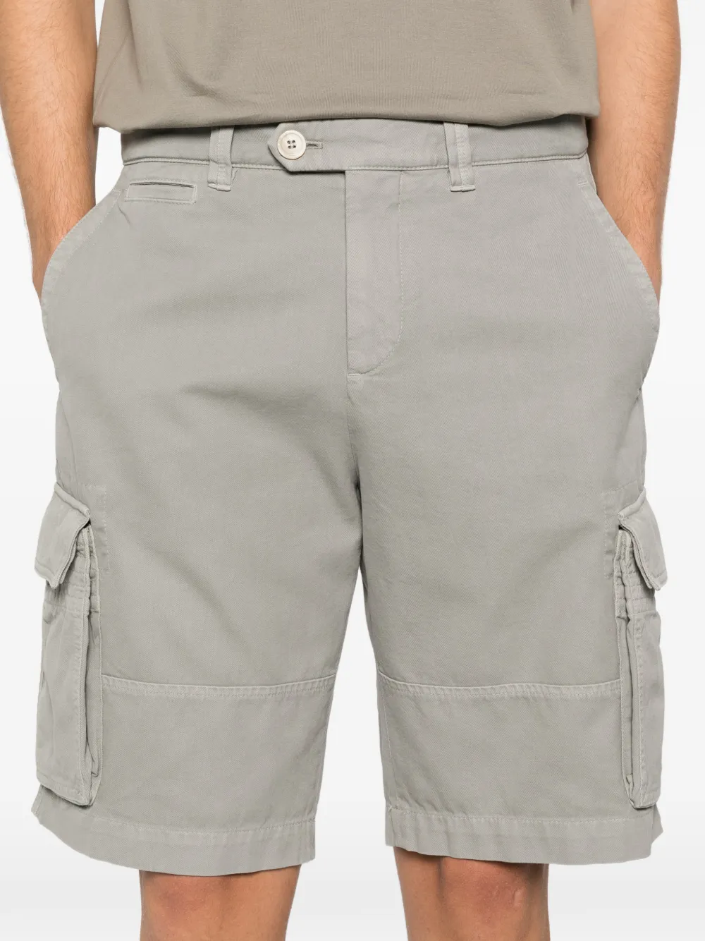 Brunello Cucinelli Cargo shorts C6018 Khaki