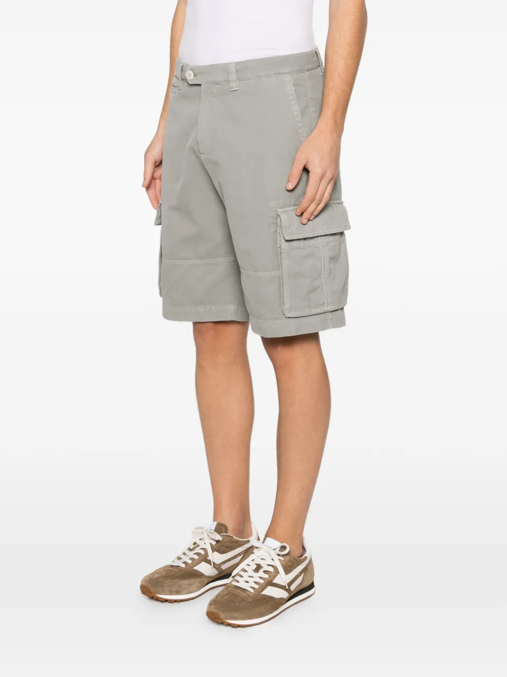 Brunello Cucinelli Cargo shorts C6018 Khaki