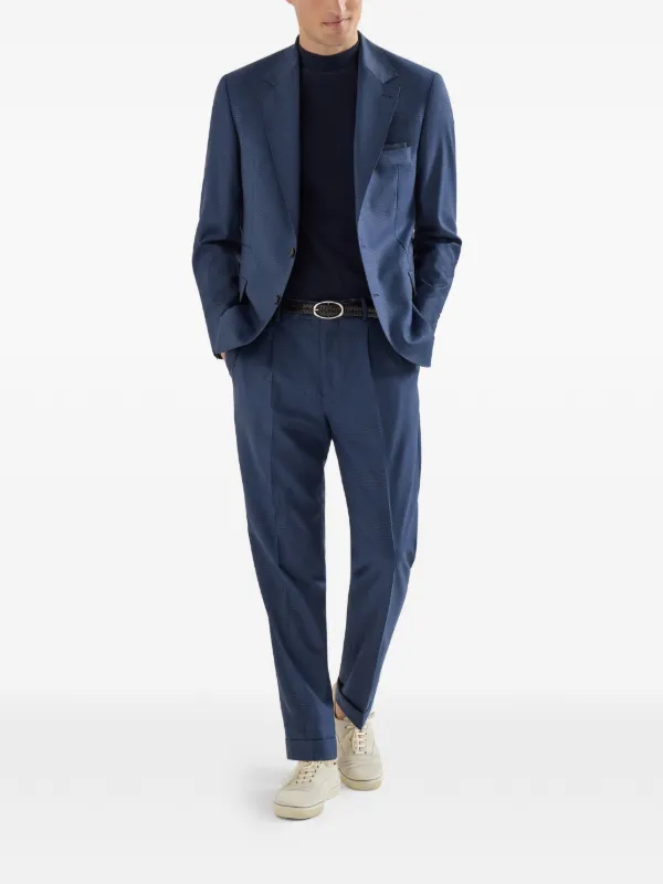 Brunello Cucinelli Super 150s バージンウール チェック ジャケット