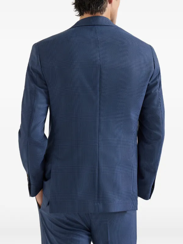Brunello Cucinelli Super 150s バージンウール チェック ジャケット