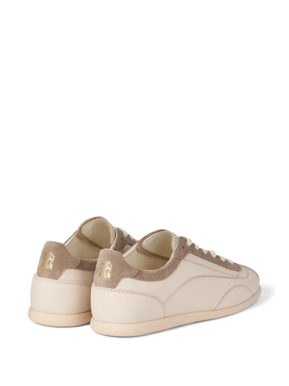Brunello Cucinelli Sneakers met vlakken Beige