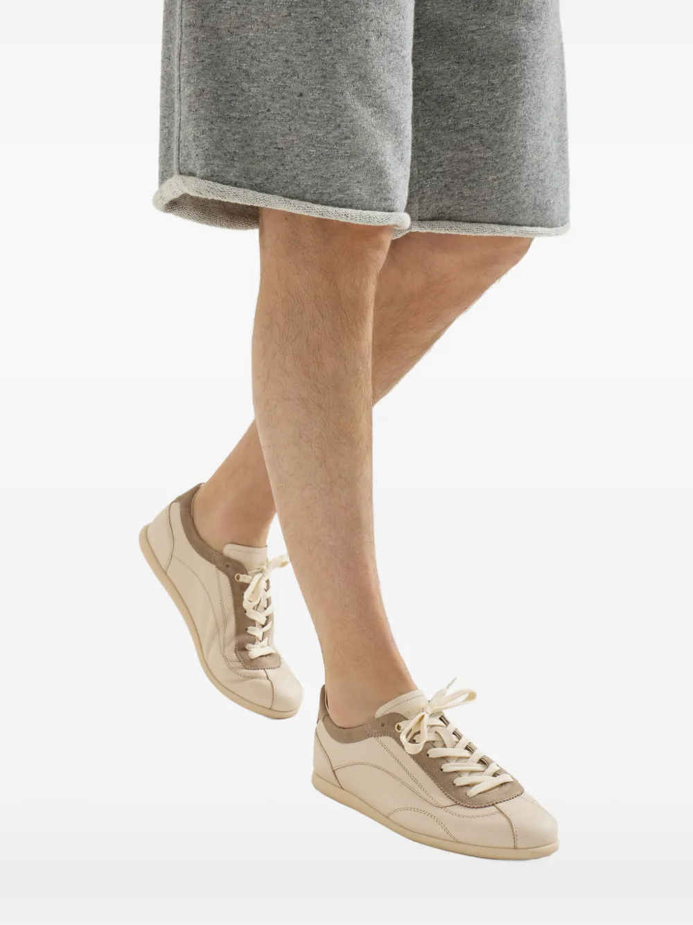 Brunello Cucinelli Sneakers met vlakken Beige