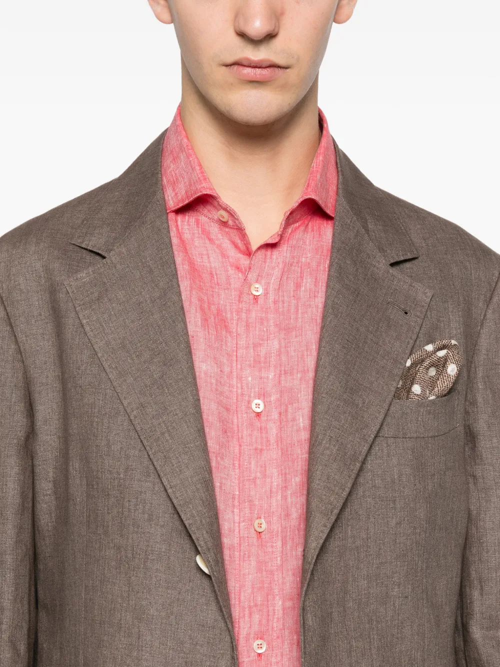 Brunello Cucinelli Button-up blazer Bruin