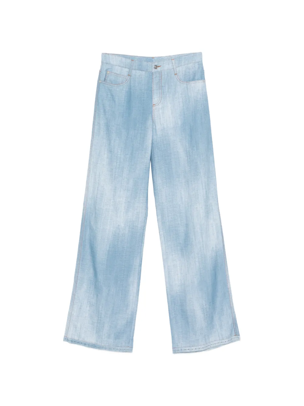 Ermanno Scervino wide-leg trousers - Blu