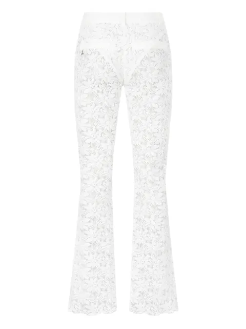 Manière De Voir pantalones con encaje floral