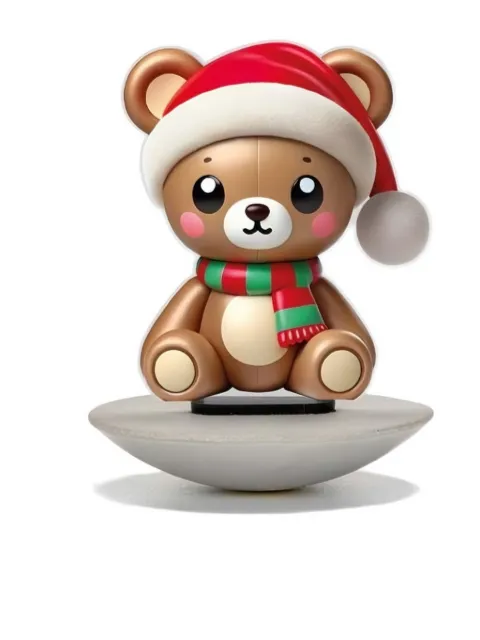 Linee Recanati santa-hat bear figure