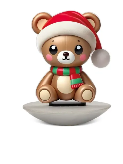 Linee Recanati santa-hat bear figure