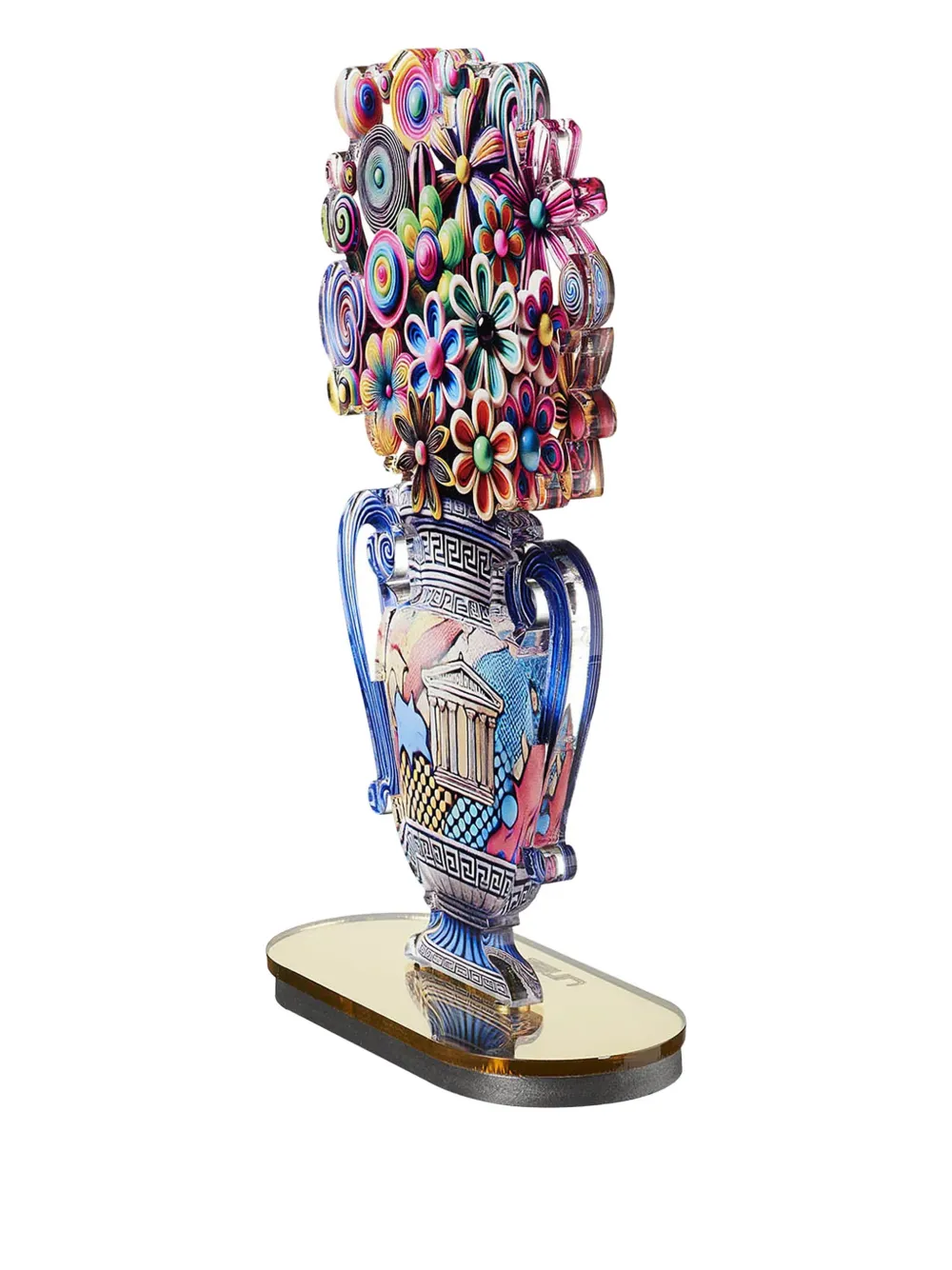 Linee Recanati 플라워 그릭 화병 피규어 스탠드 | 데코 소품 | Image 2