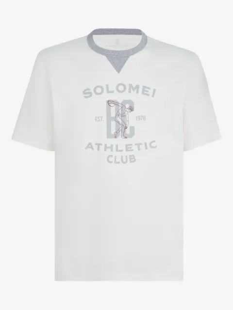 Brunello Cucinelli cotton jersey T-shirt with print