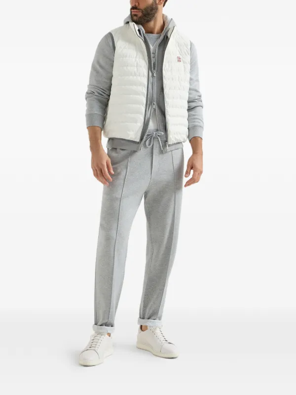 Brunello Cucinelli Camiseta De Algodão Com Estampa De Logo