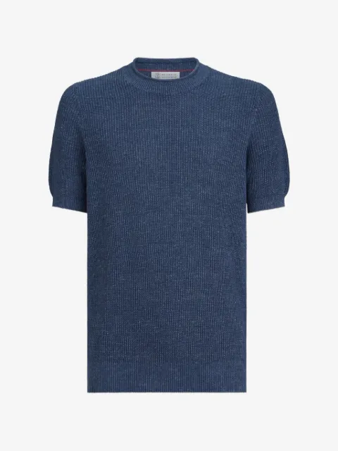 Brunello Cucinelli linen and cotton T-shirt
