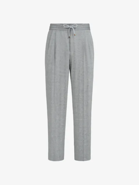 Brunello Cucinelli Pantaloni con motivo chevron