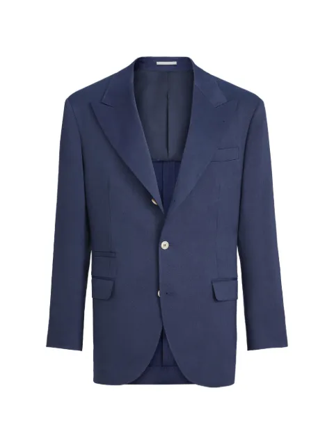 Brunello Cucinelli blazer con solapas de pico