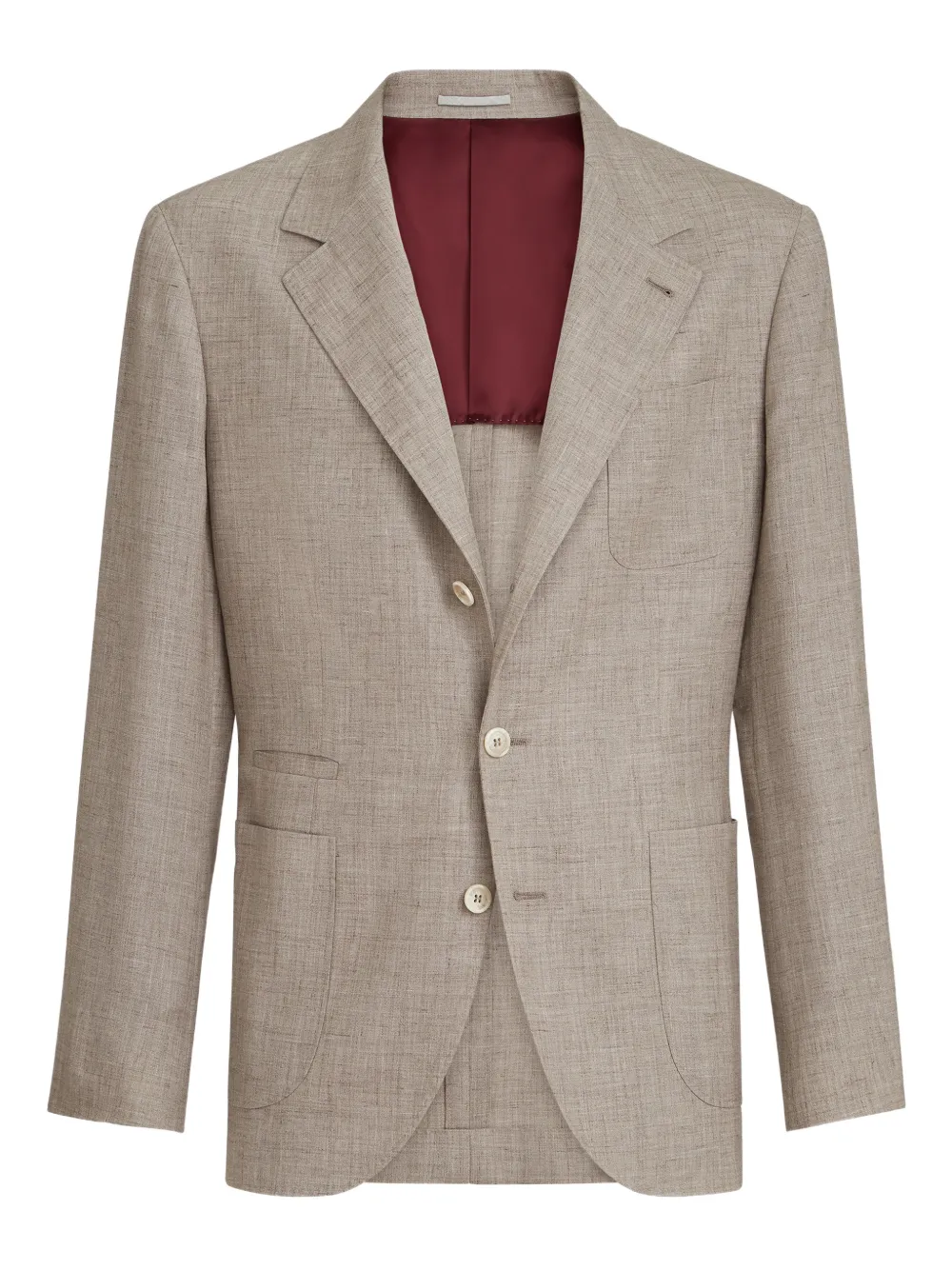 Brunello Cucinelli patch-pocket blazer | Brown | Image 1
