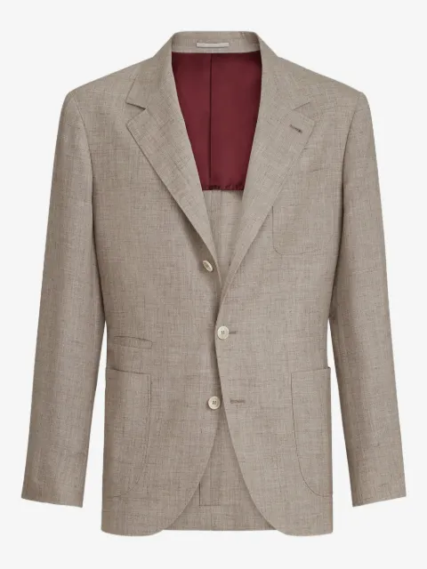 Brunello Cucinelli patch-pocket blazer