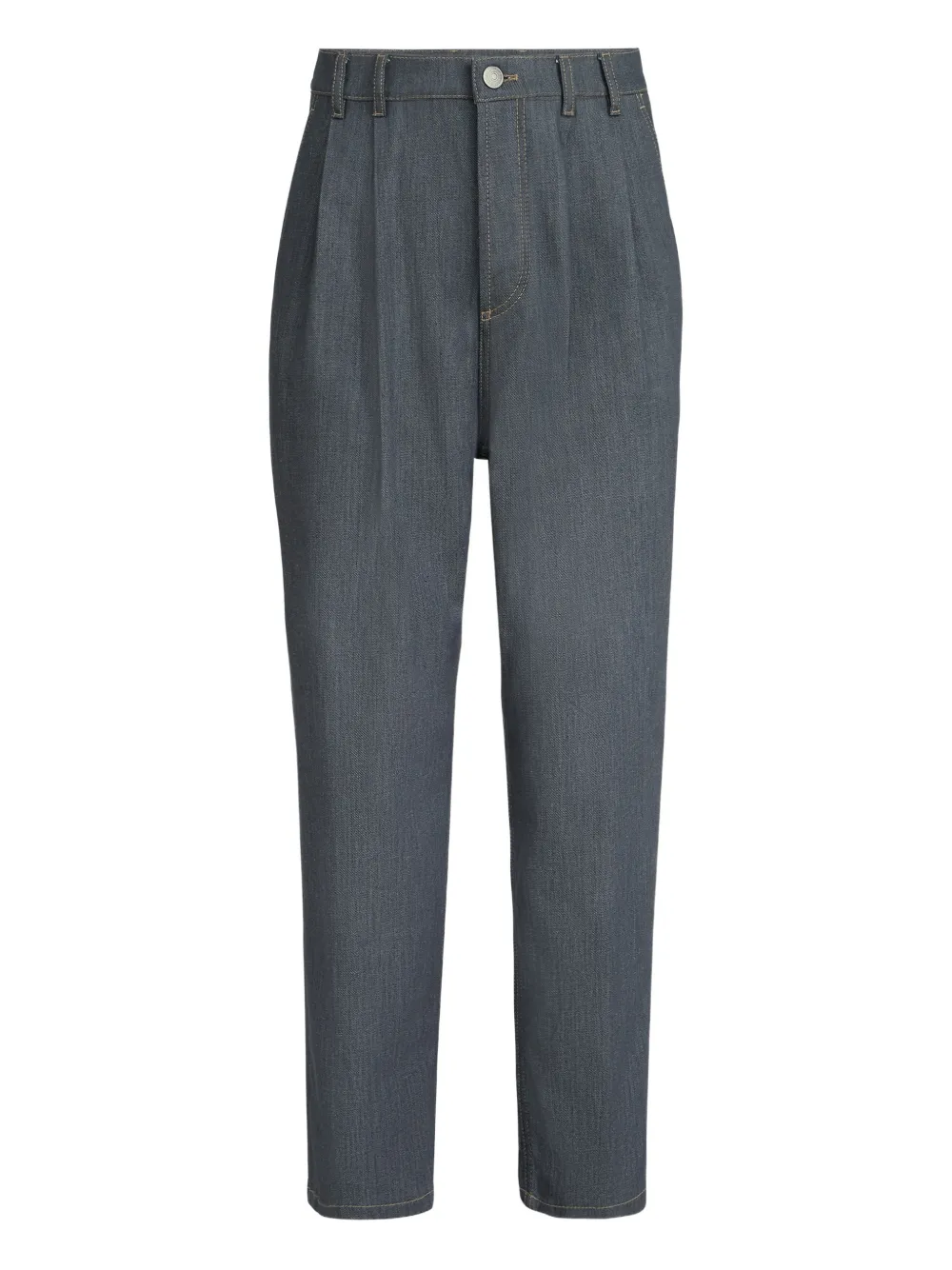Brunello Cucinelli Pleat Hose im Five-Pocket-Design - Grau